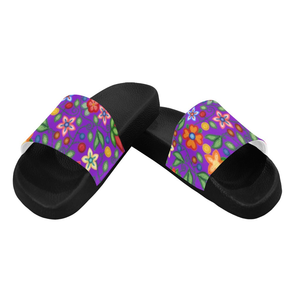 Morning Harmony Purple Men's Slide Sandals