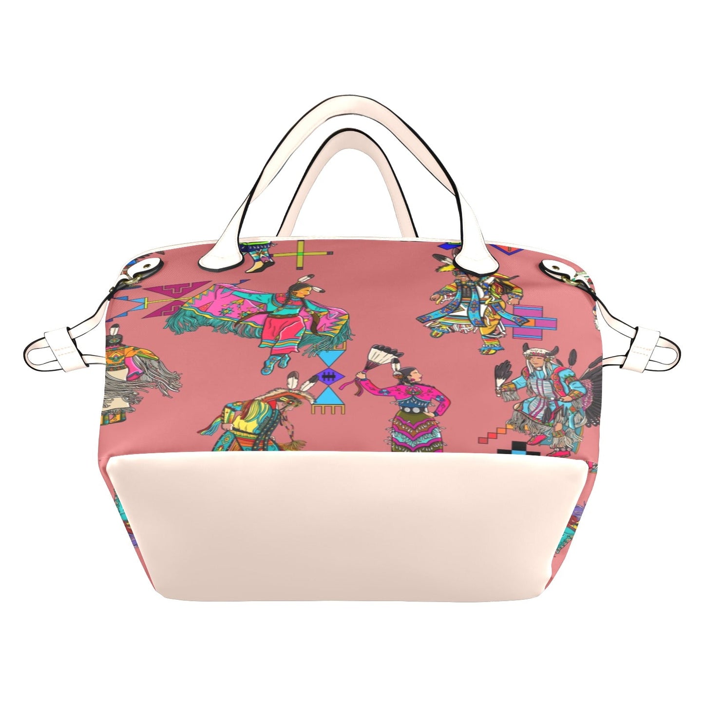 Grand Entry Dancers Terra Clover Canvas Tote Bag