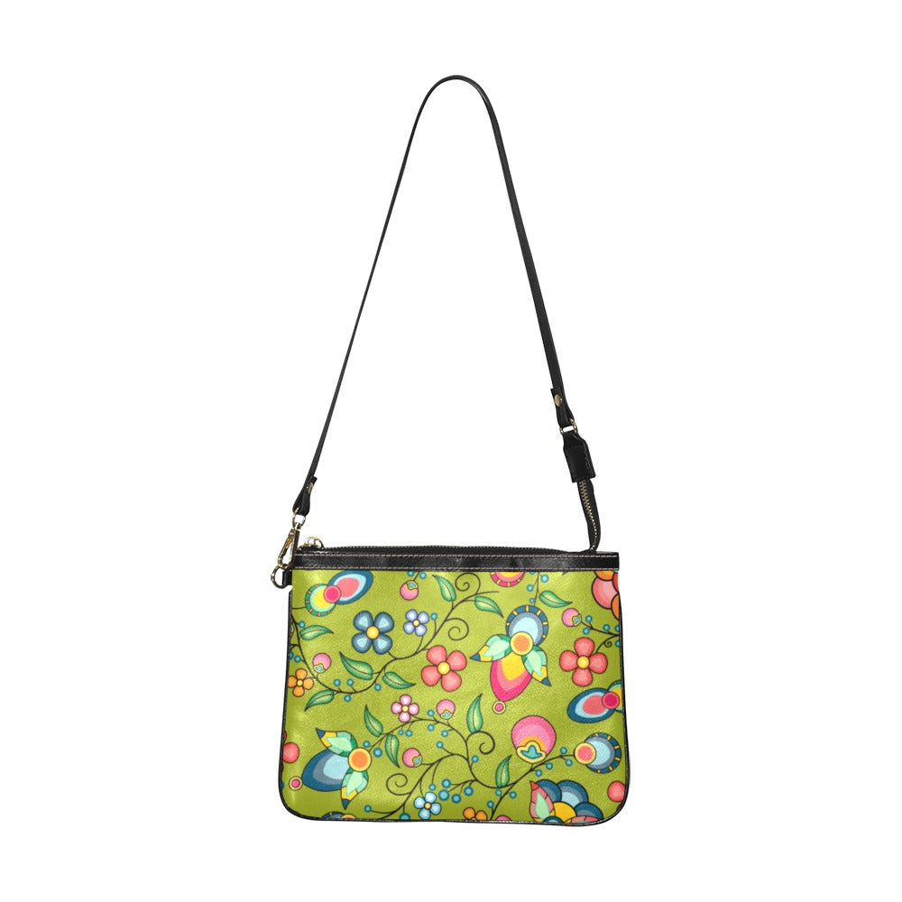 Floral Bounty Sweetgrass Small Shoulder Bag