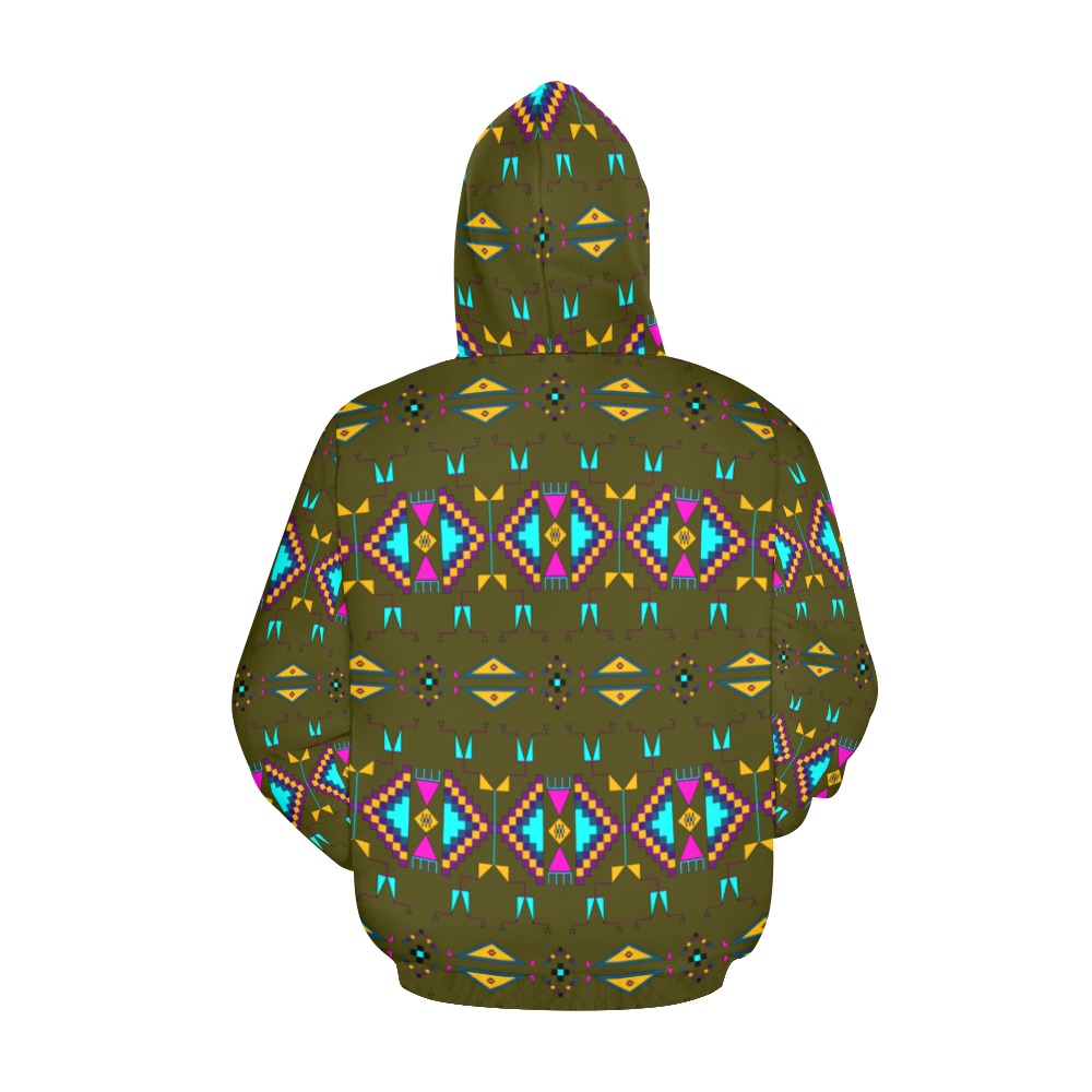 Rite of Passage Olive Hoodie for Women