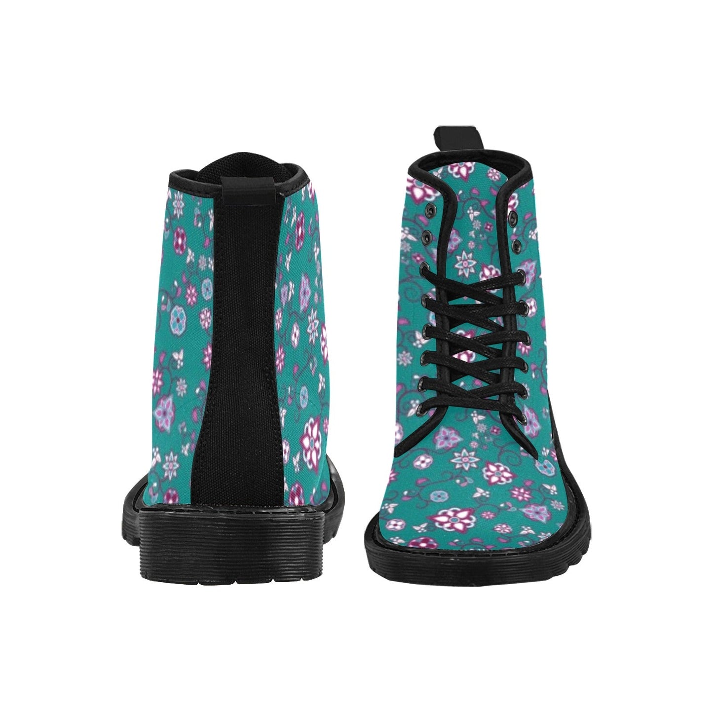 Burgundy Bloom Boots