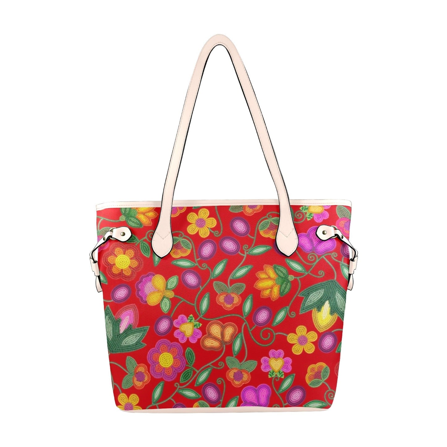 Boreal Bounty Clover Canvas Tote