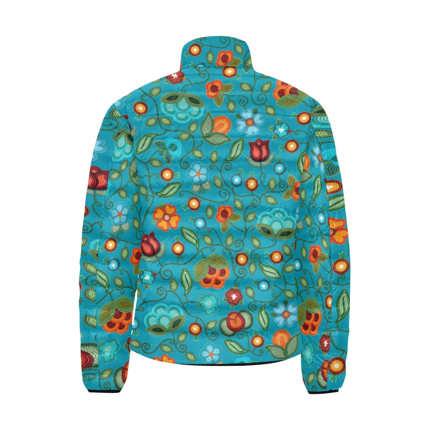 Prairie Fire Petals Ocean Padded Jacket
