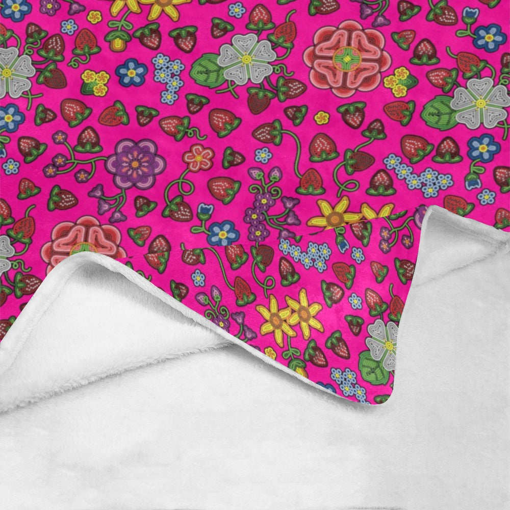 Berry Pop Blush Ultra-Soft Micro Fleece Blanket 50"x60"