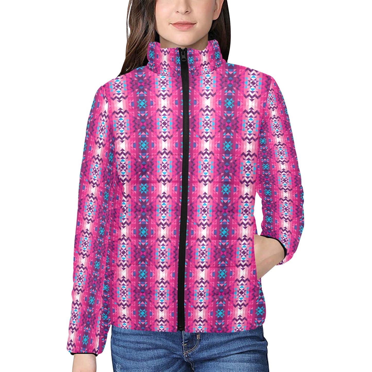 Wave Stand Collar Jacket