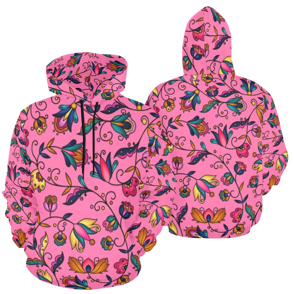 Copper Prairie Petals Pink Hoodie for Men