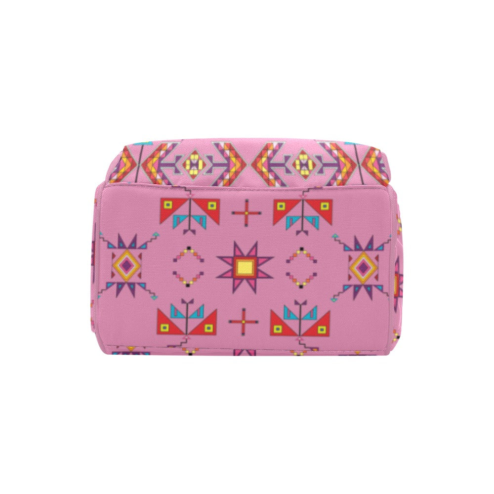 Scattered Generations Pink Multi-Function Diaper Backpack