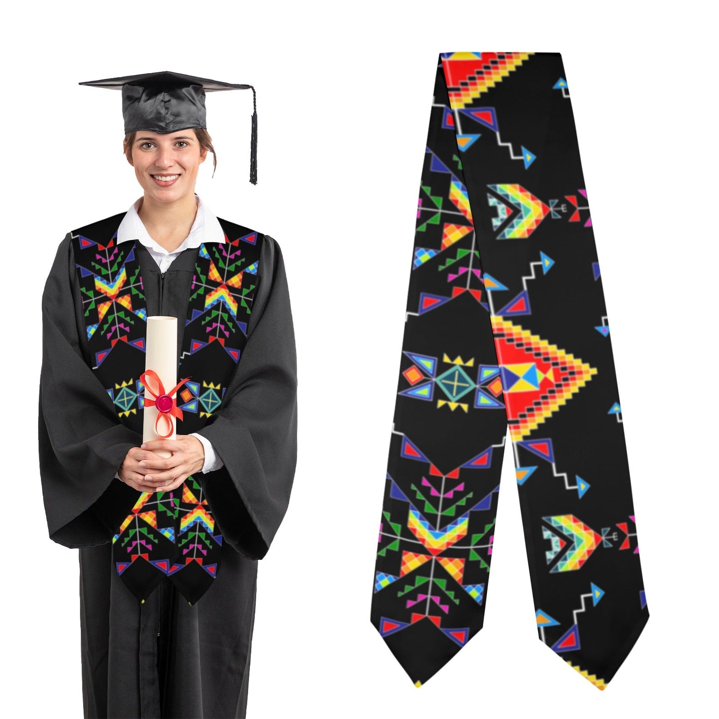 Buffalo Jump Graduation Stole