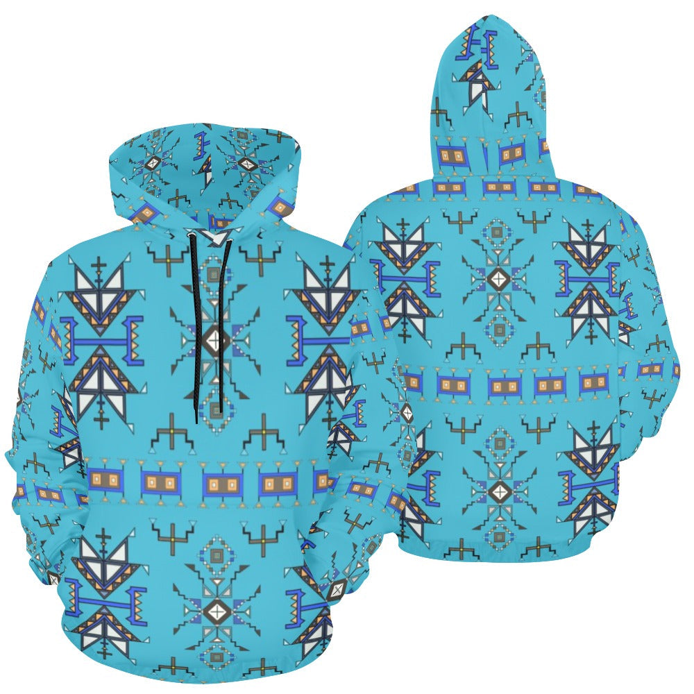Eagle Strike Blue Hoodie for Men