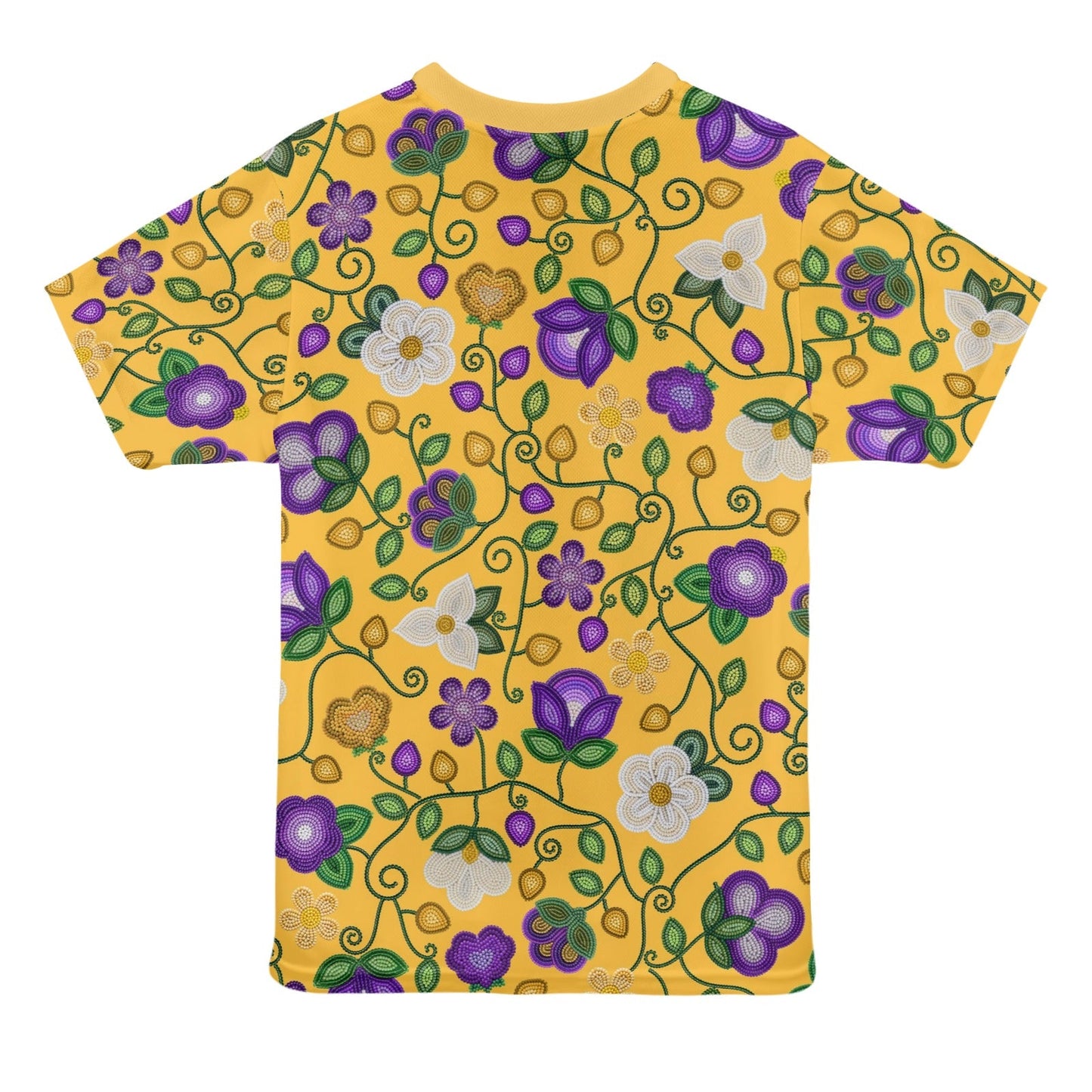 Midnight Moss Bloom Yellow Tee