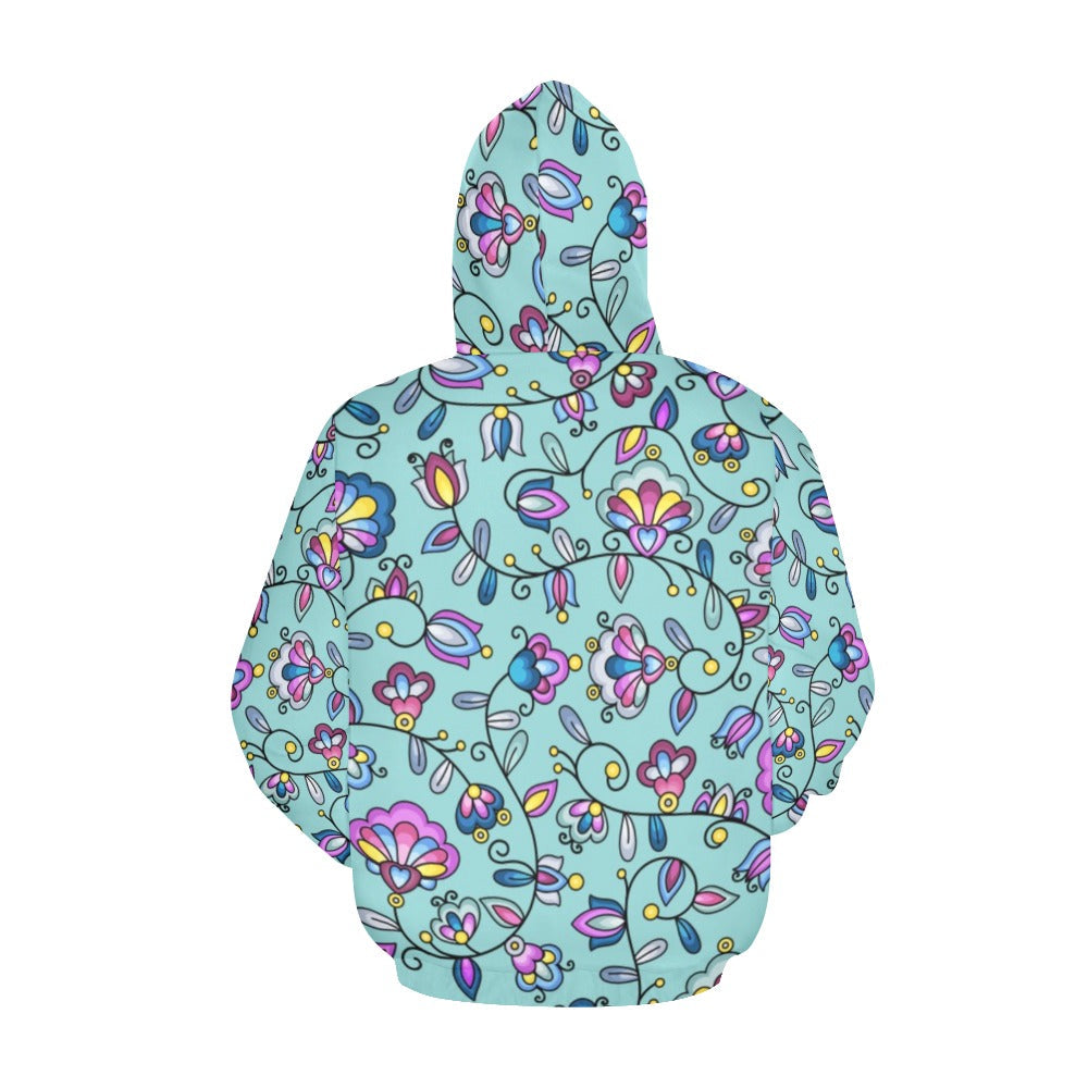 Autumn Bundle Blessing Turquoise Hoodie for Women