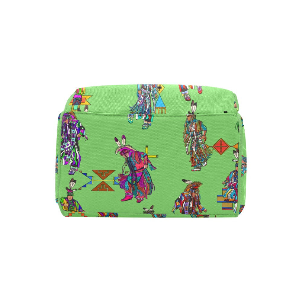 Men's Grass Dancers Grass Multi-Function Diaper Backpack