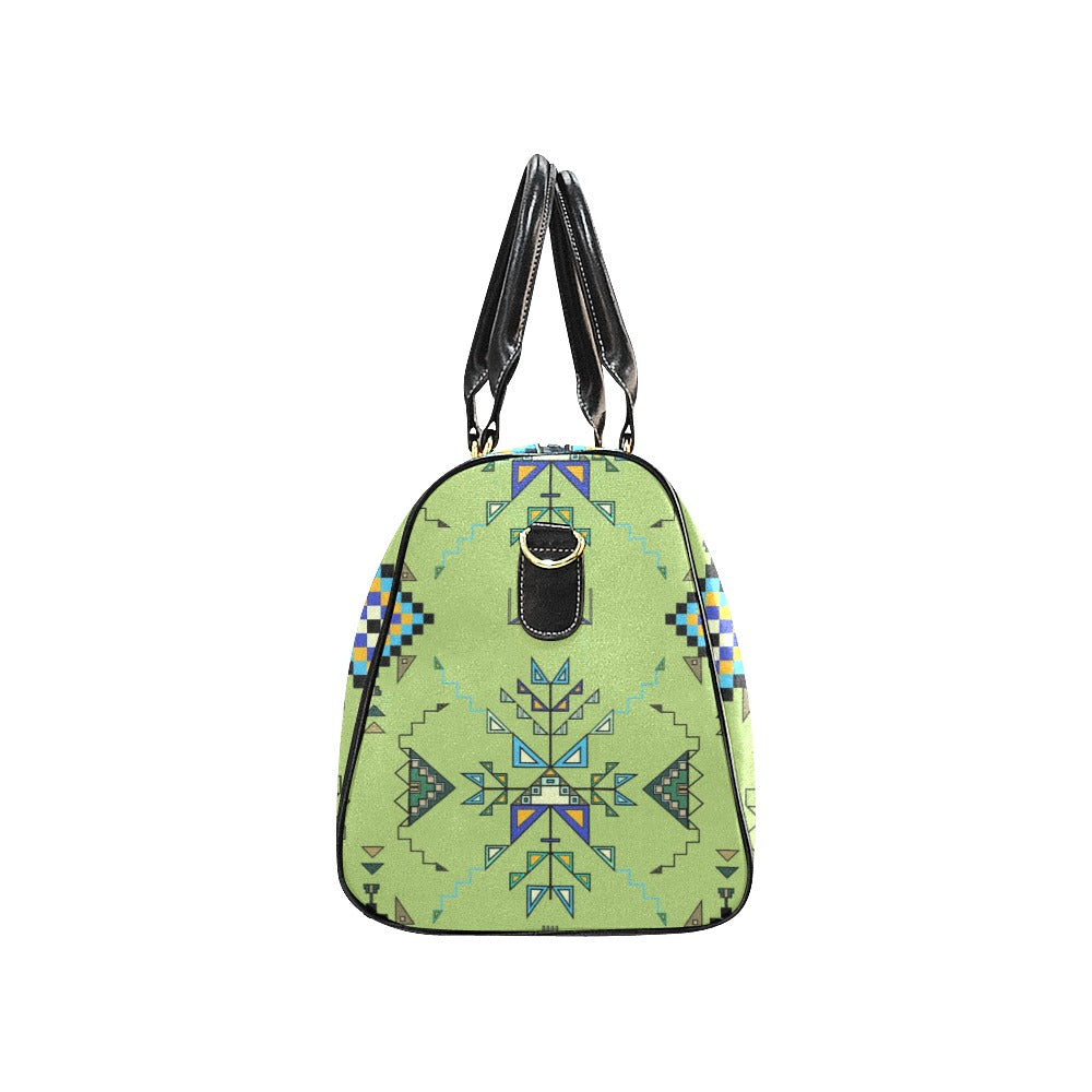 Bear Shield Green Small Travel Bag