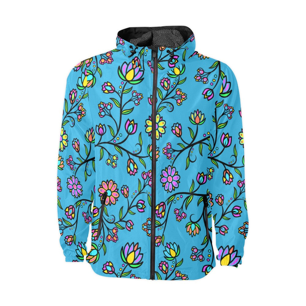 Cosmic Whisper Pastel Rainy Horizon Windbreaker – Men's Jacket by 49 Dzine