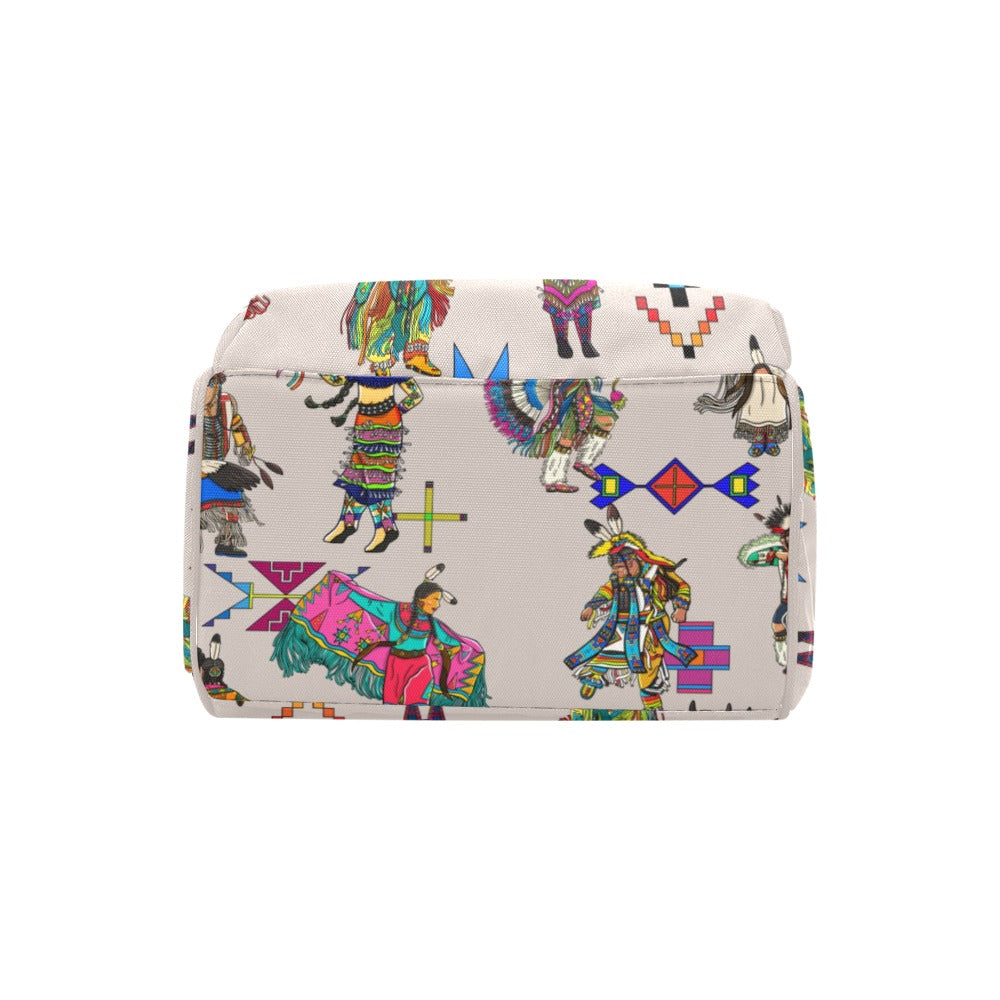 Grand Entry Dancers Muslin Multi-Function Diaper Backpack