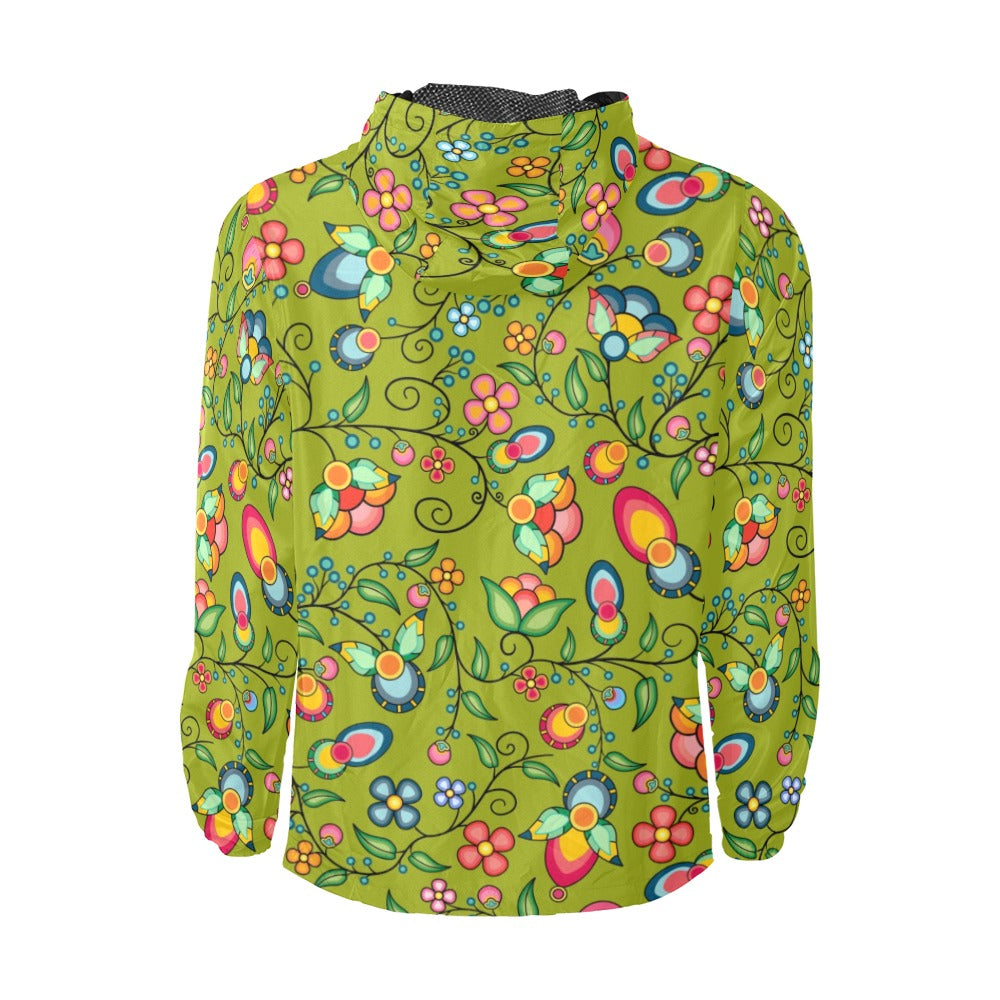 Floral Bounty Sweetgrass Men's Windbreaker