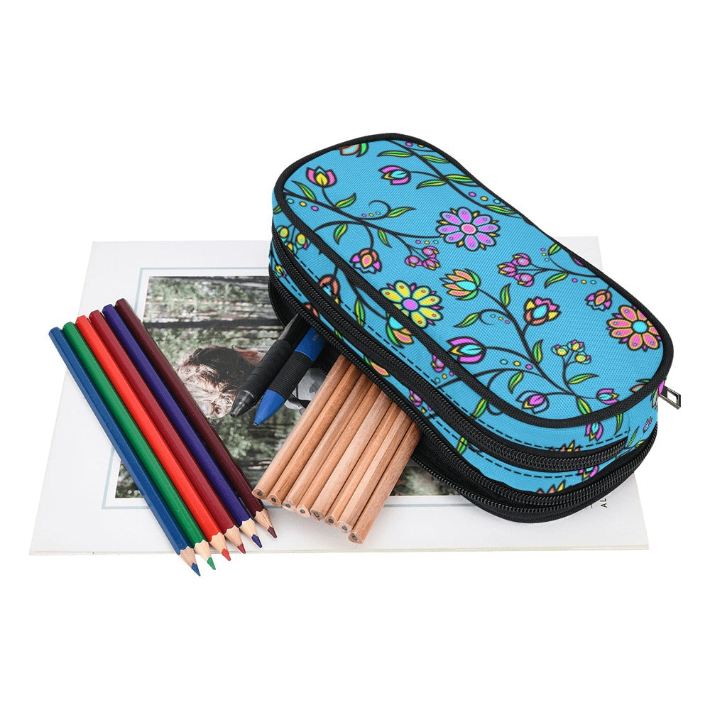 Cosmic Whisper Pastel Rainy Horizon Pencil Pouch