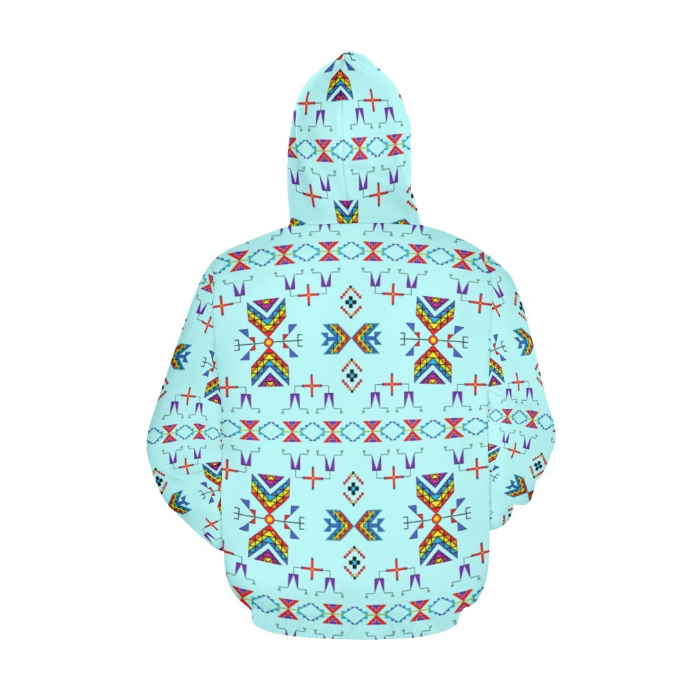 Rainy Chief Rainbow Robin Egg Hoodie for Women