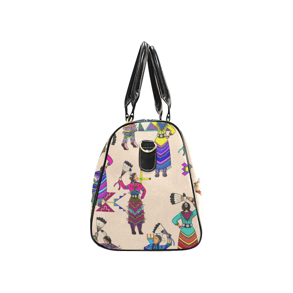 Women's Jingle Dancers Muslin Large Travel Bag