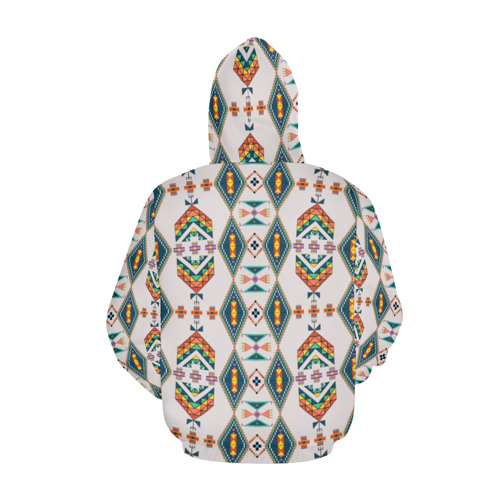 Travois Tipi Grey Hoodie for Women