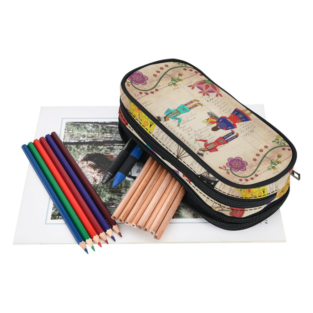 Floral Ledger Way of Life Pencil Pouch