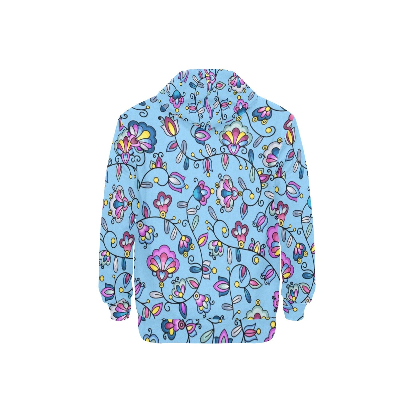Autumn Bundle Blessing Blue Fleece Hoodie