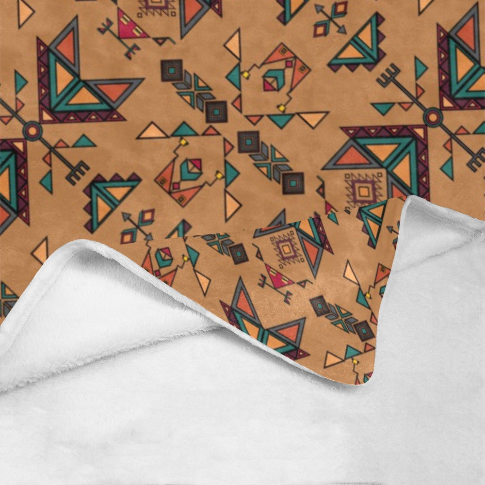 Arrow dawn Brown X-Large Micro Fleece Blanket