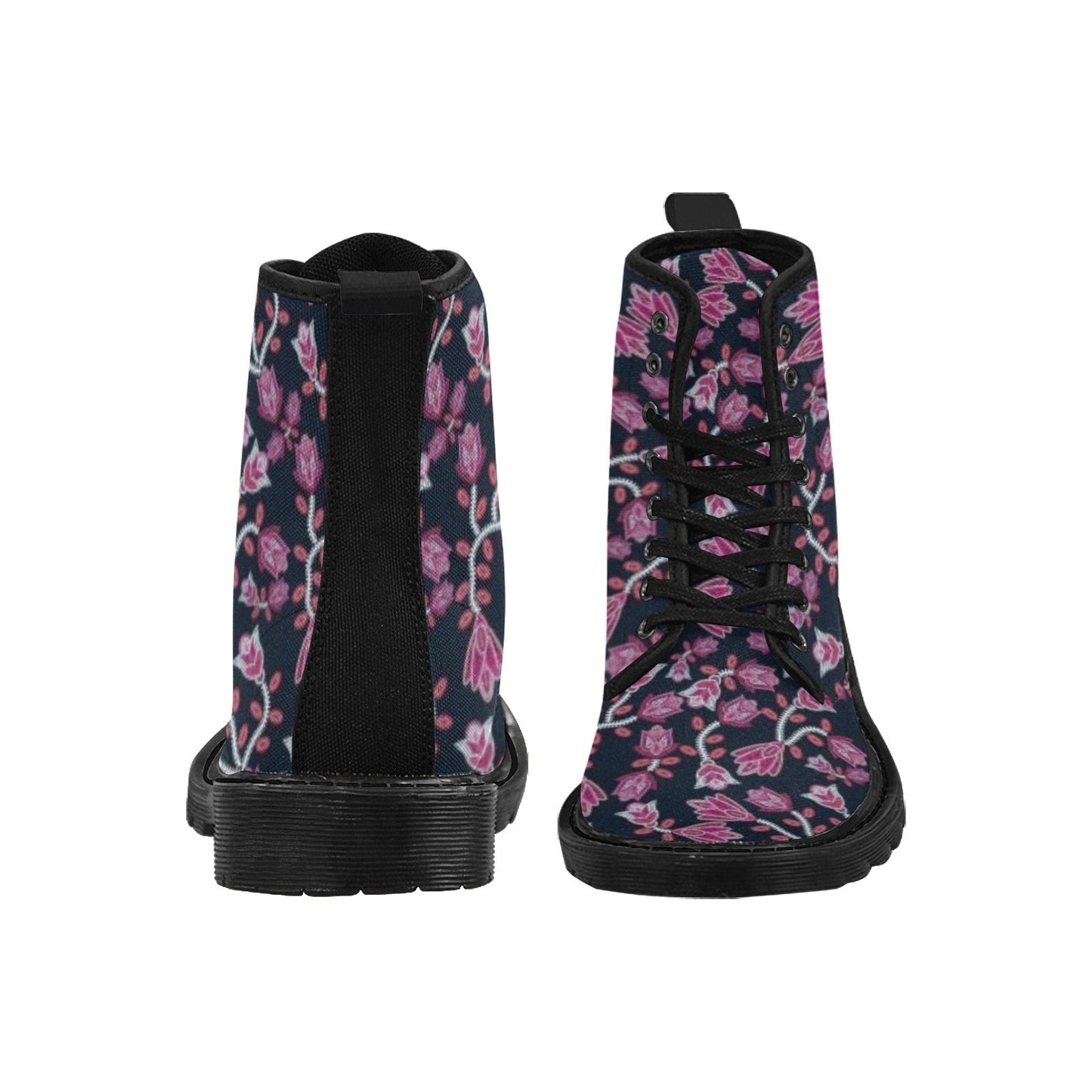 Beaded Pink Boots for Men