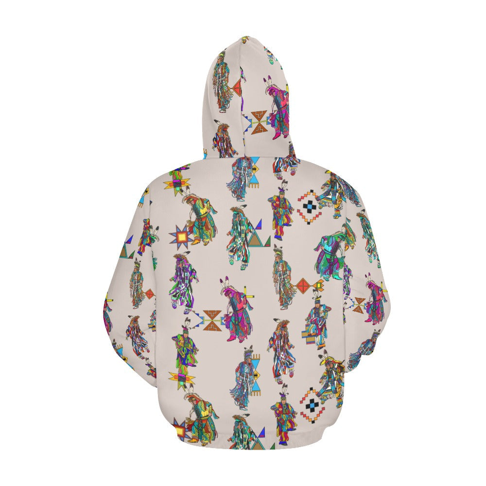 Men's Grass Dancers Muslin Hoodie for Women