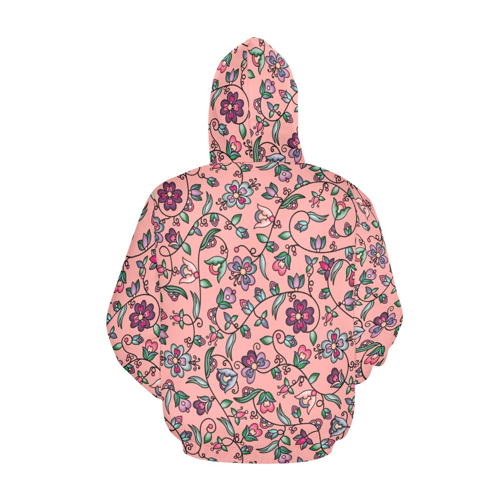 Amber Evening Garland Peach Hoodie for Men