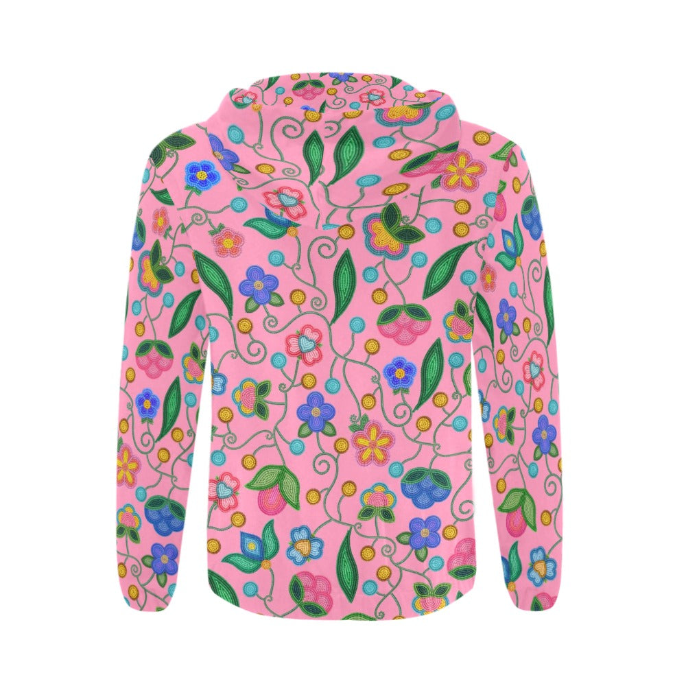 Skyberry Serenade Pink Zip Hoodie