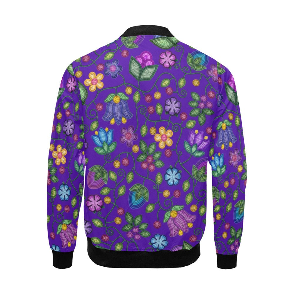 Bloom Uplift Indigo Bomber Jacket