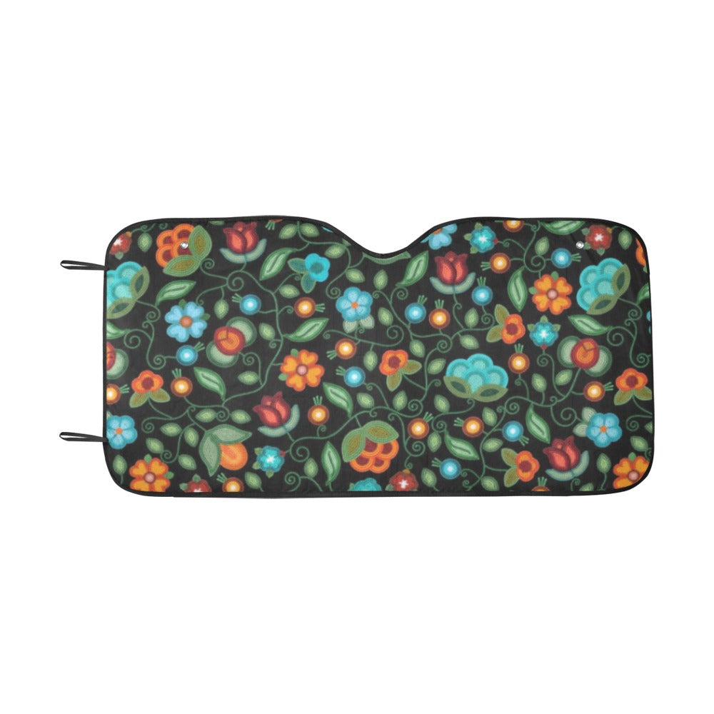 Prairie Fire Petals Car Sun Shade