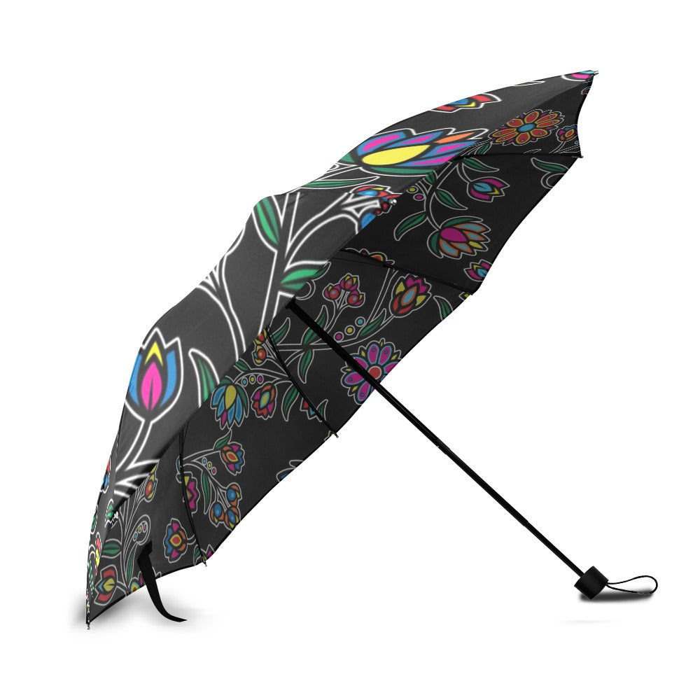 Cosmic Whisper Black Foldable Umbrella