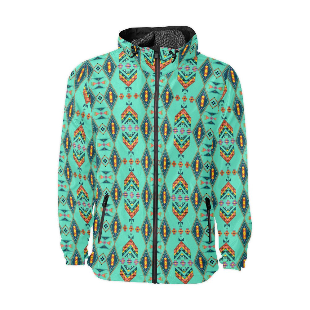 Travois Tipi Smoky Sky Windbreaker – Men's Jacket by 49 Dzine