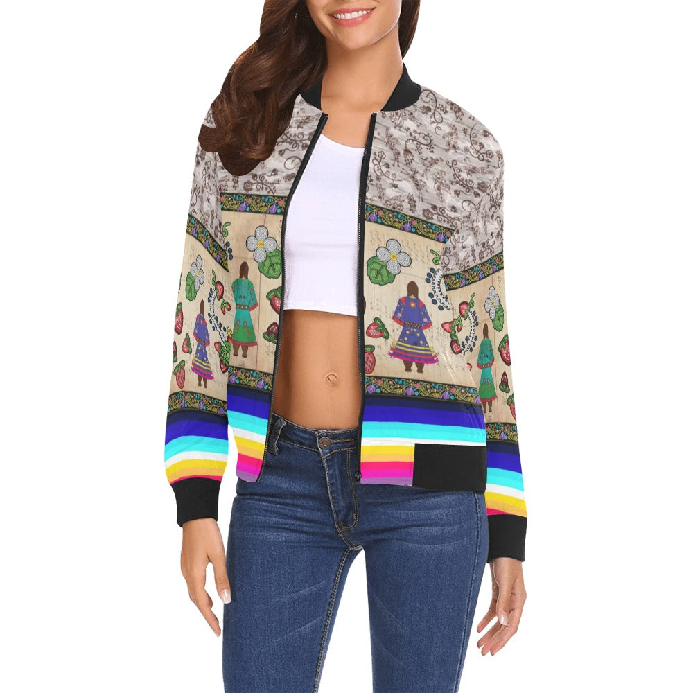 Aunties Gifts Bomber Jacket for Women