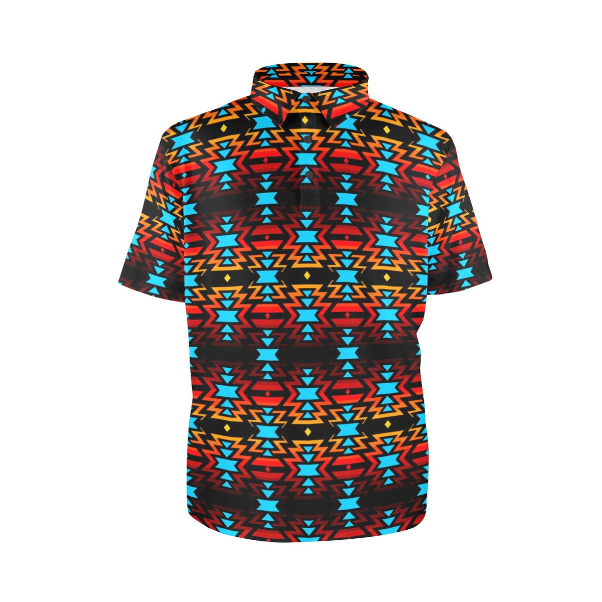 Black Fire Polo Shirt