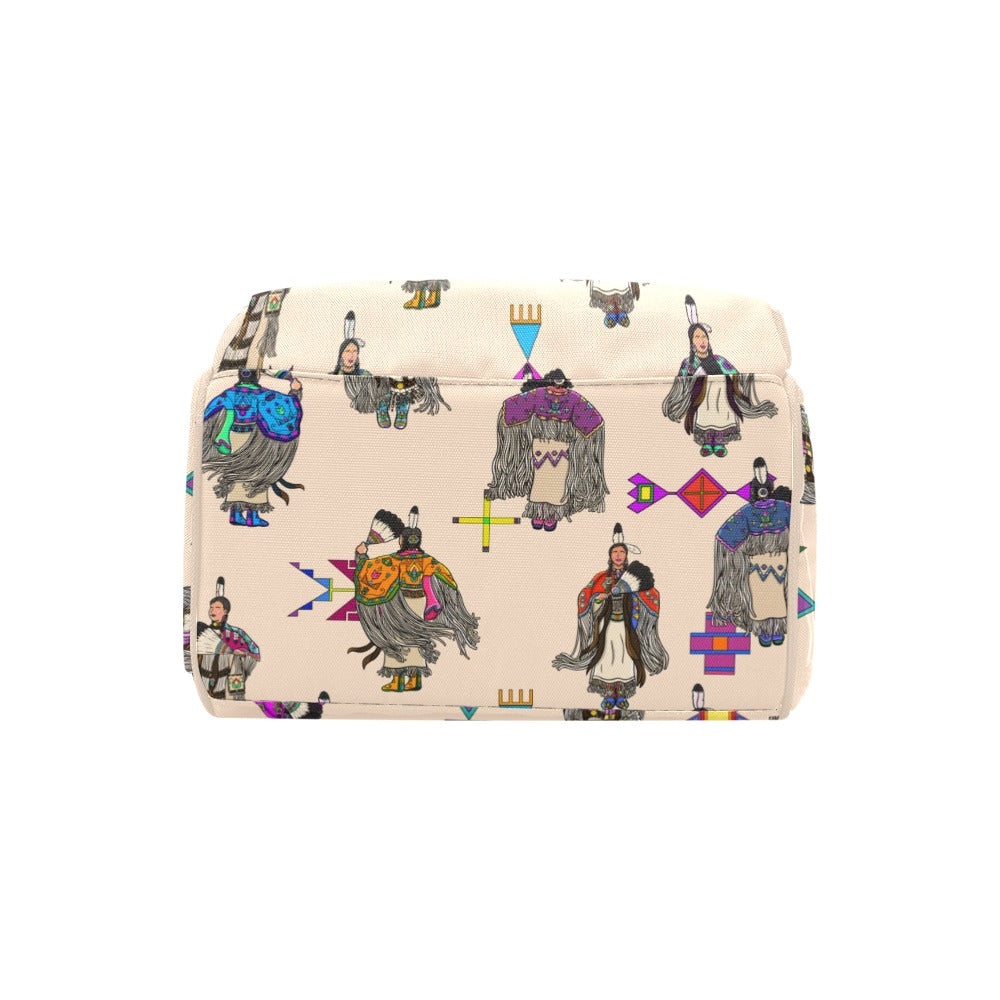 Women's Tradish Dancers Muslin Multi-Function Diaper Backpack