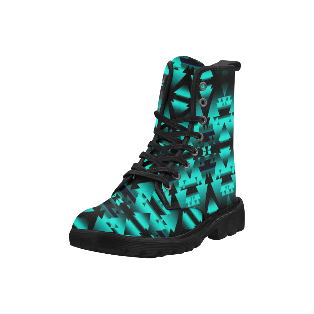 Dark Teal Winter Camp Boots