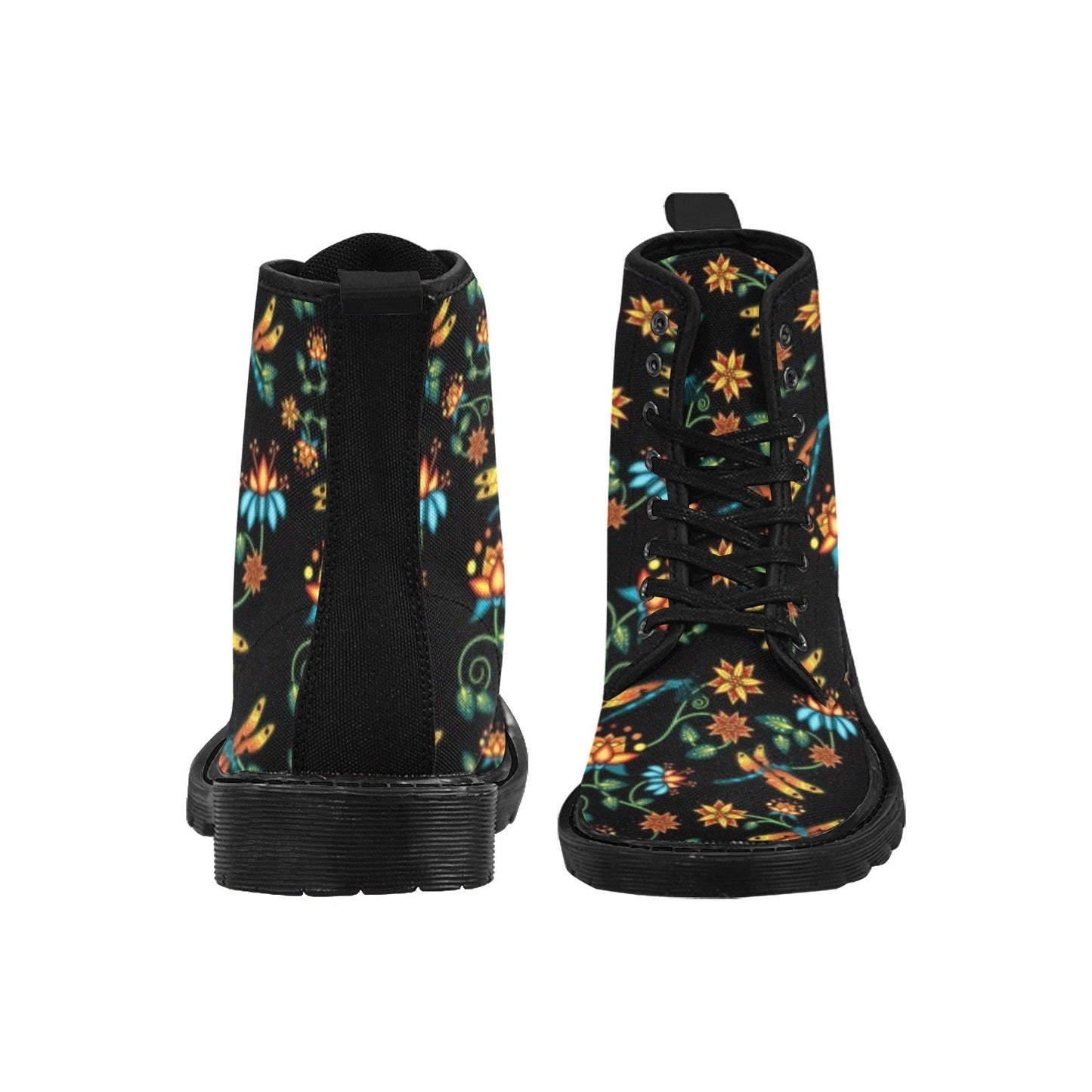 Dragon Lily Noir Boots for Men