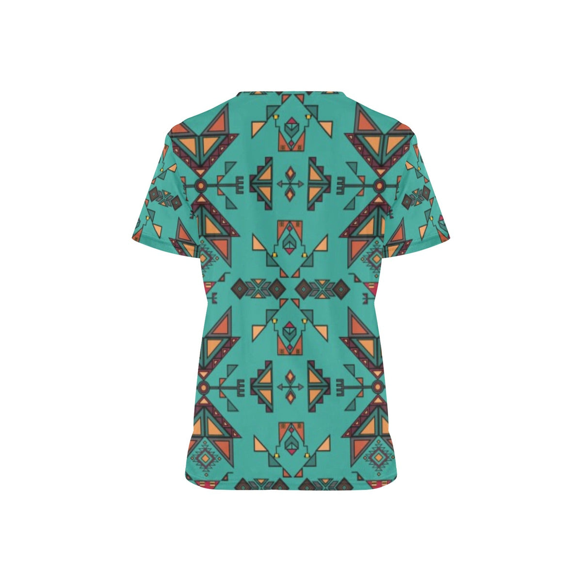 Arrow dawn Turquoise Scrub Top