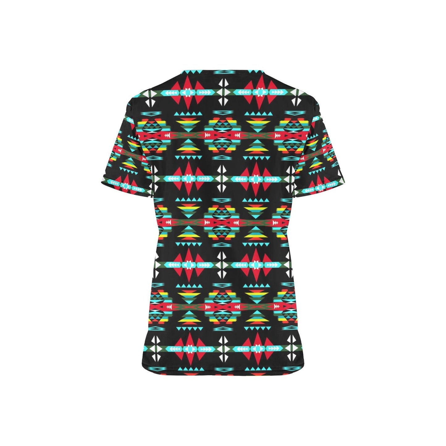 River Trail Sunset Scrub Top