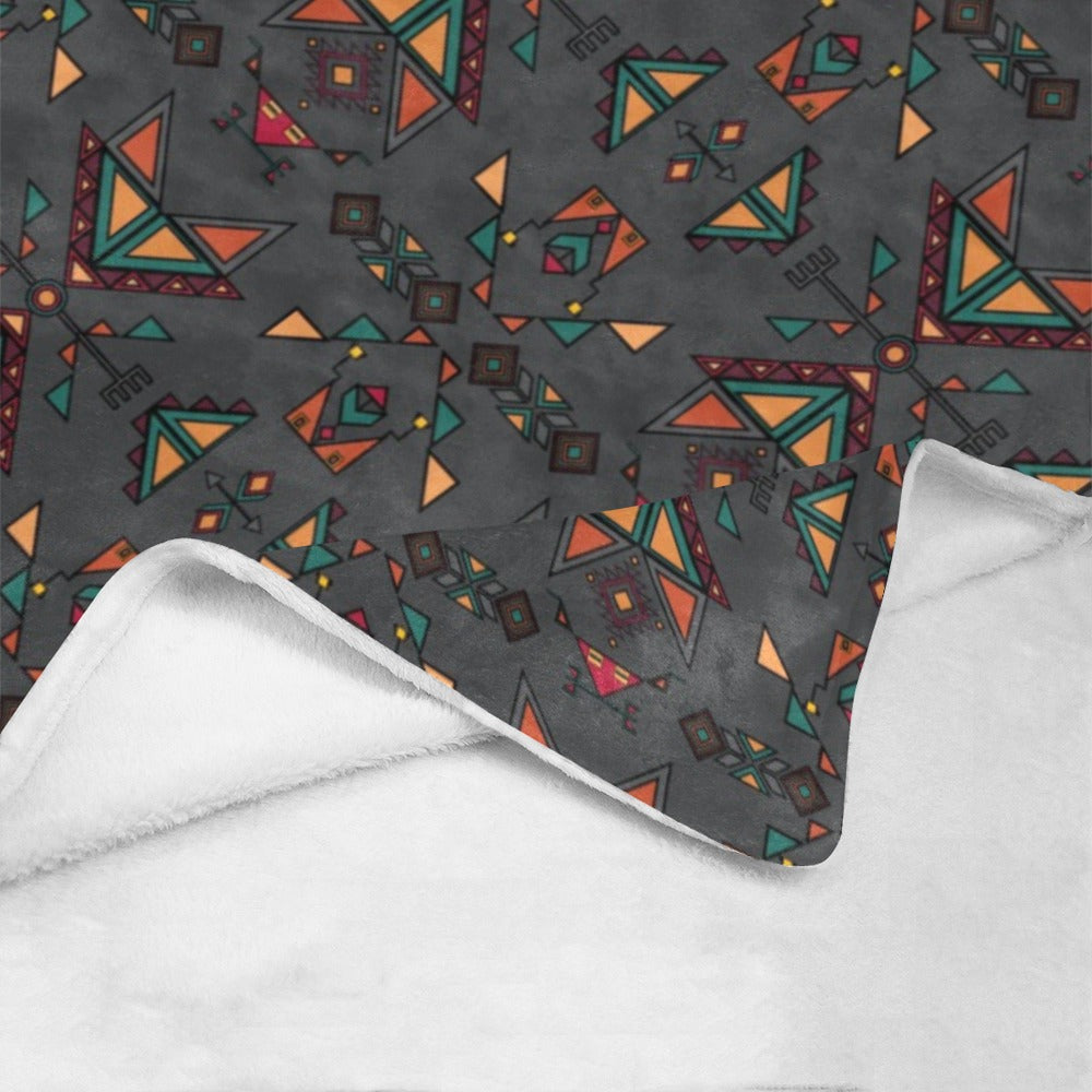 Arrow dawn Gray Ultra-Soft Micro Fleece Blanket 50"x60"