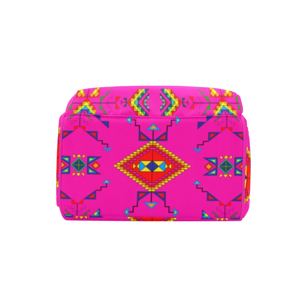 Buffalo Jump Pink Multi-Function Diaper Backpack