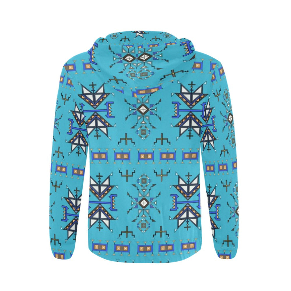 Eagle Strike Blue Zip Hoodie