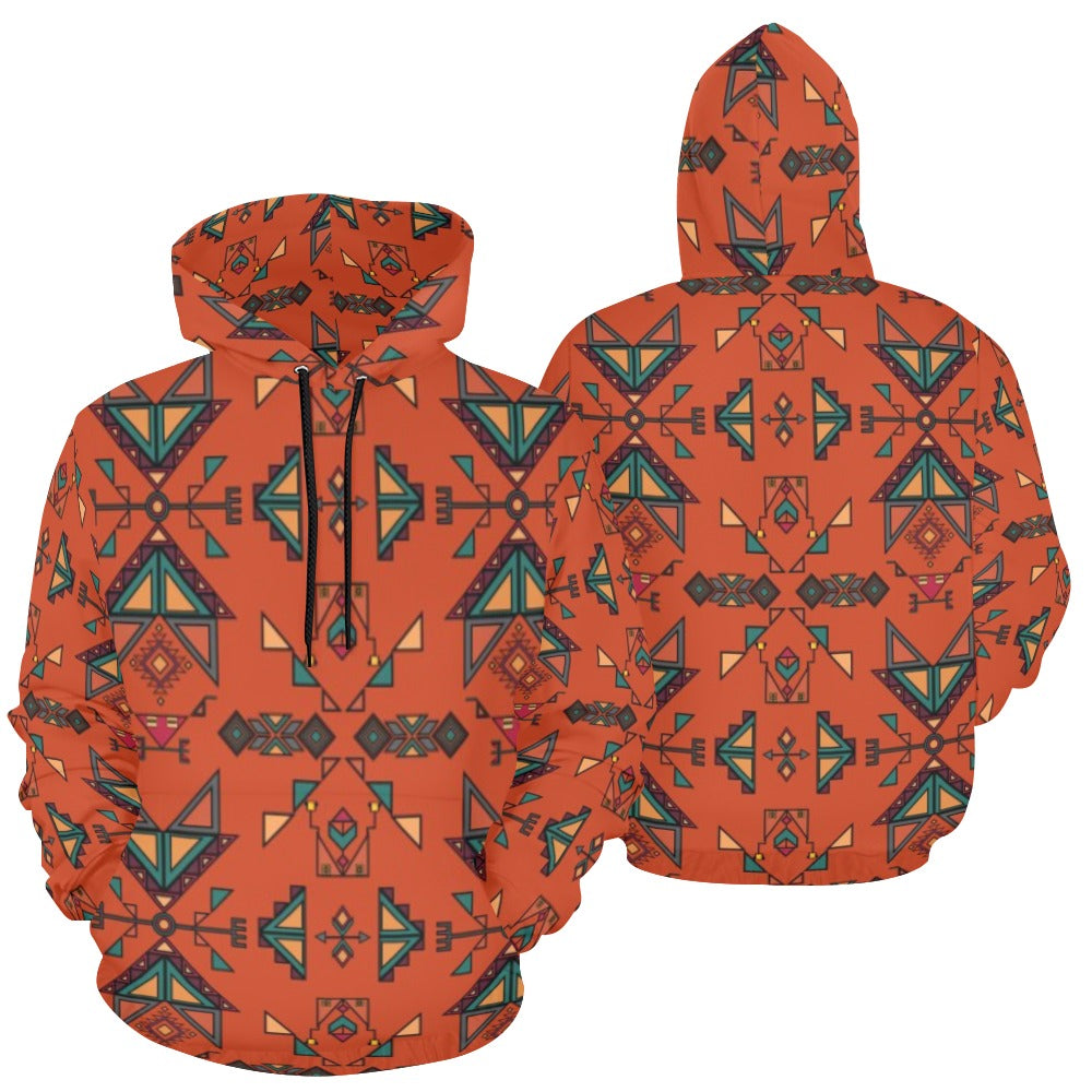 Arrow Dawn Orange Hoodie for Men