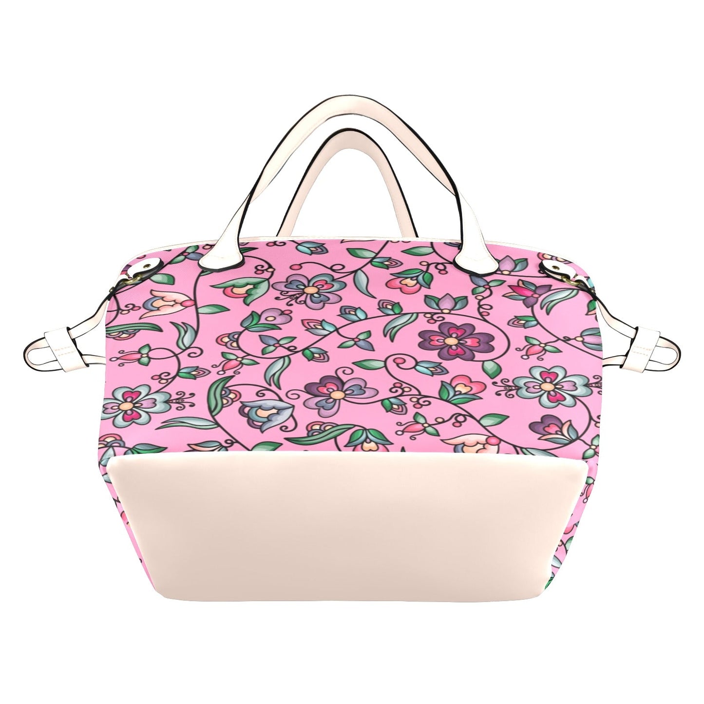 Amber Evening Garland Pink Clover Canvas Tote