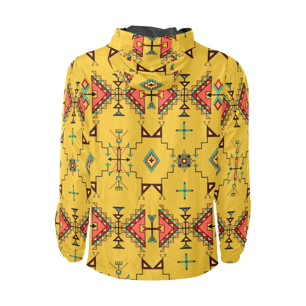 Thunder Flight Yellow Men's Windbreaker