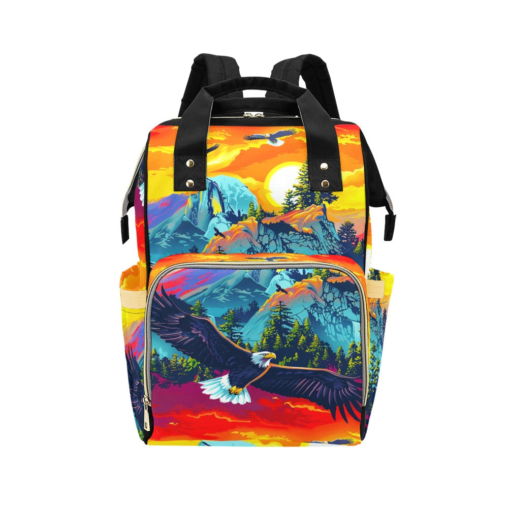 Sunset Animals Diaper Bag