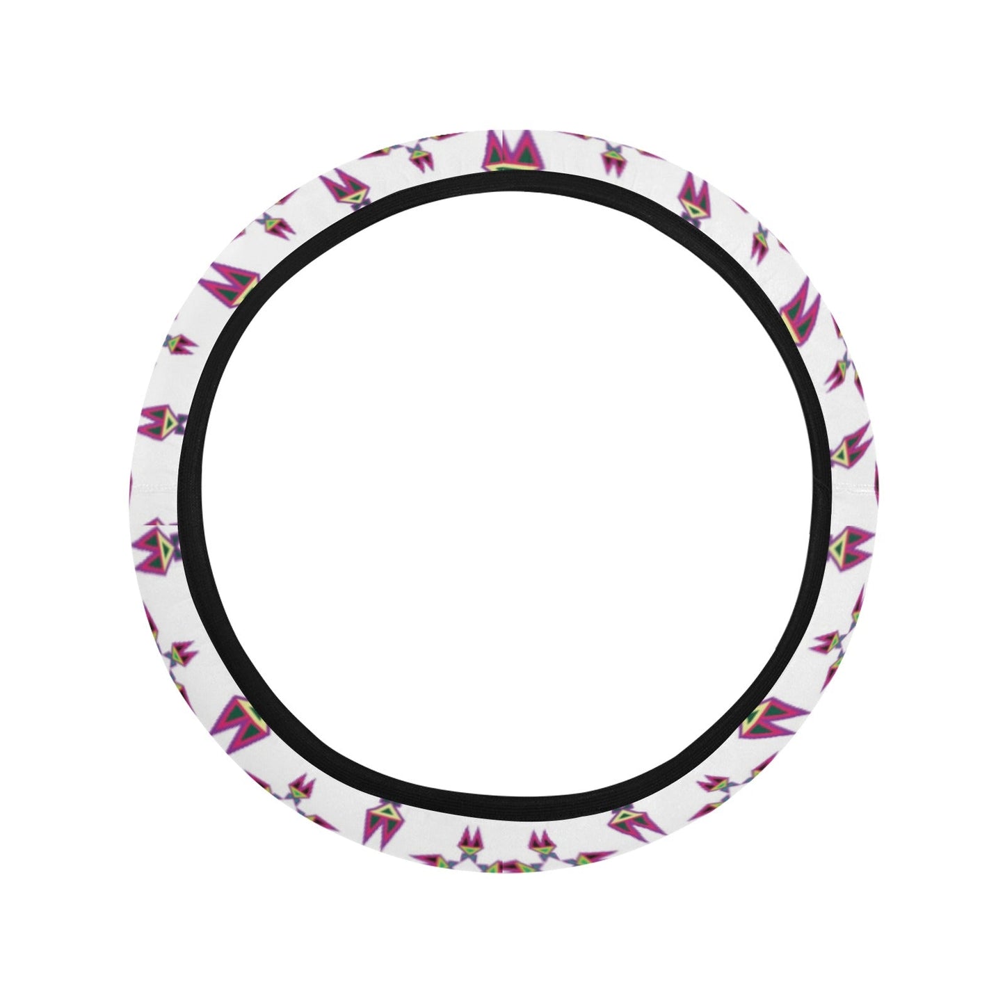 Four Directions Lodges Steering Wheel Cover